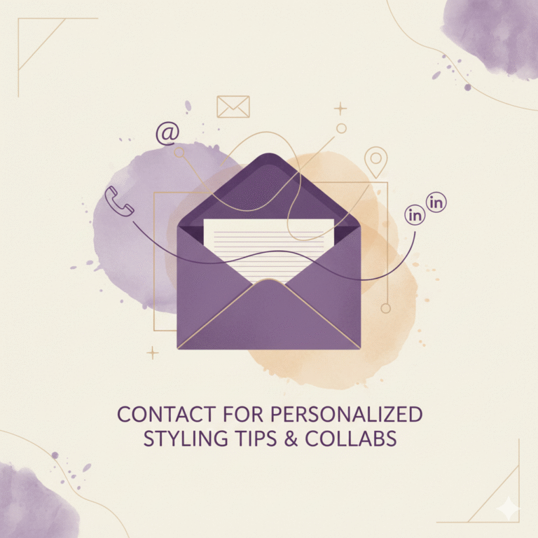contact for personalised fashion styling tips